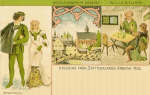 Arboga, Medeltidsgata på Bazaren, Gilléstuga, Hälsning från Skyttebazaren Arboga 1902 Arboga, Medeltidsgata på Bazaren, Gilléstuga, Hälsning från Skyttebazaren Arboga 1902