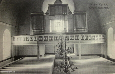 Nora Kyrka, Orgelläktaren 1910 Nora Kyrka, Orgelläktaren 1910
