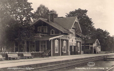 Hällefors Järnvägsstationen 1935 Hällefors Järnvägsstationen 1935