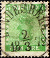 Lindesberg Frimärke 2/3 1872 Lindesberg Frimärke 2/3 1872