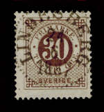 Lindesberg Frimärke 24/6 1887