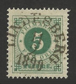 Lindesbergs Frimärke 11/2 1890