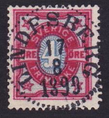 Lindesberg Frimärke  17/8 1899