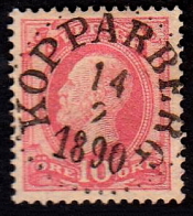 Kopparberg Frimärke 14/2 1890 Kopparberg Frimärke 14/2 1890