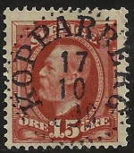 Kopparberg Frimärke 17/10 1899 Kopparberg Frimärke 17/10 1899