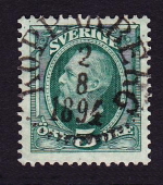 Kopparberg Frimärke 2/8 1894 Kopparberg Frimärke 2/8 1894