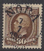 Nora Frimärke 7/7 1897 Nora Frimärke 7/7 1897