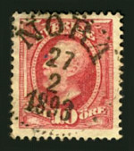 Nora Frimärke 27/2 1893