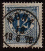 Nora Frimärke 18/6 1878 Nora Frimärke 18/6 1878
