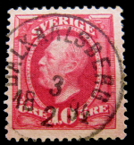 Dalkarlsbergs Frimärke 3/2 1894 Dalkarlsbergs Frimärke 3/2 1894