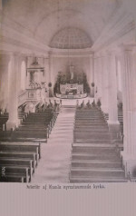 Kumla Kyrka Interiör Nyrestaurerad 1905 Kumla Kyrka Interiör Nyrestaurerad 1905