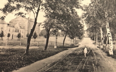 Hallsberg Långängsvägen 1920 Hallsberg Långängsvägen 1920