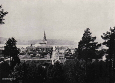 Lindesberg från Kyrkberget 1860