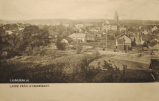 Lindesberg, Från Kyrkberget 1911 Lindesberg, Från Kyrkberget 1911