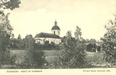 Ramsberg. Parti av Kyrkbyn 1905