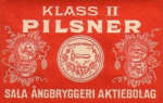 Sala Ångbryggeri AB, Pilsner klass II Sala Ångbryggeri AB, Pilsner klass II