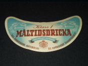 Sala Ångbryggeri AB, Måltidsdricka, Klass 1 Sala Ångbryggeri AB, Måltidsdricka, Klass 1