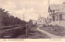 Sala. Kyrkogårdsesplanaden 1907 Sala. Kyrkogårdsesplanaden 1907