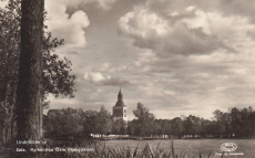 Sala, Kyrkan från Övre Ekebydammen Sala, Kyrkan från Övre Ekebydammen