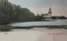 Sala, Kyrkan från Dammarne Sala, Kyrkan från Dammarne