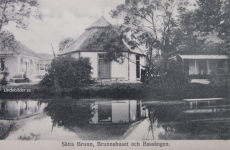 Sala, Sätra Brunn, Brunnshuset och Bassängen 1916 Sala, Sätra Brunn, Brunnshuset och Bassängen 1916