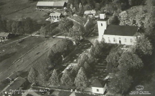 Skinnskatteberg, Flygfoto över Gunillbo Kyrka Skinnskatteberg, Flygfoto över Gunillbo Kyrka