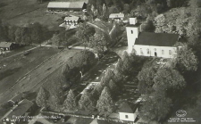 Skinnskatteberg, Flygfoto över Gunillbo Kyrka