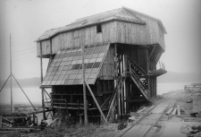 Skinnskatteberg, Riddarhyttan, Linbanestation vid Östergruvan