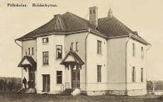 Skinnskatteberg, Riddarhyttan Folkskolan 1907 Skinnskatteberg, Riddarhyttan Folkskolan 1907