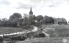 Björksta, Kyrkan och Prästgården 1942