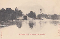 Strömsholms kanal, Westafors sluss och kyrka