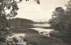 Fagersta, Utsikt mot Västanfors Kyrka 1946 Fagersta, Utsikt mot Västanfors Kyrka 1946