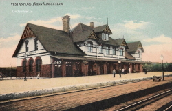 Vestanfors, Järnvägsstation 1907