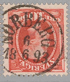 Norberg Frimärke 6/6 1893 Norberg Frimärke 6/6 1893