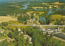 Flygfoto över Vedevåg 1976 Flygfoto över Vedevåg 1976