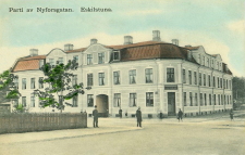 Eskilstuna, Parti av Nyforsgatan 1908 Eskilstuna, Parti av Nyforsgatan 1908