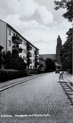 Eskilstuna, Strandgatan med Klosters Kyrka Eskilstuna, Strandgatan med Klosters Kyrka