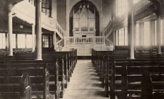 Eskilstuna, Elimkyrkan. Interiör Eskilstuna, Elimkyrkan. Interiör