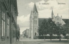 Eskilstuna, St Eskilskyrkan 1913 Eskilstuna, St Eskilskyrkan 1913