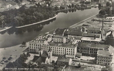 Eskilstuna, Stadshotellet och Stadsparken 1950 Eskilstuna, Stadshotellet och Stadsparken 1950