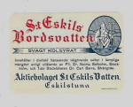 Eskilstuna Aktiebolaget, St Eskils Vatten, Bordsvatten Eskilstuna Aktiebolaget, St Eskils Vatten, Bordsvatten