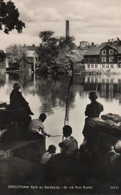 Eskilstuna, Parti av Eskilstuna-- ån vid Fors Kyrka