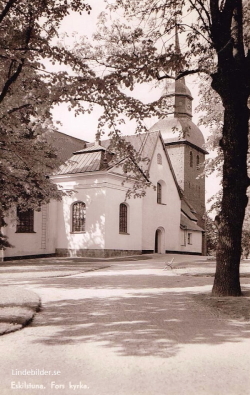 Eskilstuna, Fors Kyrka 1945 Eskilstuna, Fors Kyrka 1945