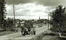 Arboga, Motiv från Brattbergsbacken 1946 Arboga, Motiv från Brattbergsbacken 1946