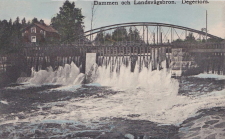 Degerfors, Dammen och Landsvägsbron Degerfors, Dammen och Landsvägsbron