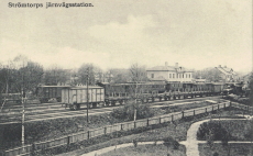 Degerfors, Strömtorps Järnvägsstation 1907 Degerfors, Strömtorps Järnvägsstation 1907