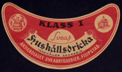 Filipstad, Aktiebolaget Sveabryggerier, Hushållsdricka, Klass 1