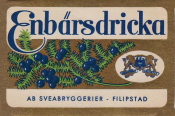 Filipstad, AB Sveabryggerier, Enbärsdricka Filipstad, AB Sveabryggerier, Enbärsdricka