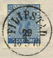Filipstad Frimärke 29/5 1870 Filipstad Frimärke 29/5 1870