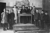 Björka, Dalkarlshytte Skola, Klassfoto Björka, Dalkarlshytte Skola, Klassfoto
